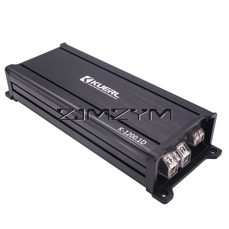 Car Power Amplifier Car Audio Modification 1200W Single Channel Digital D-Class High-Power Power Amplifier