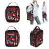 Digimon Tyrannomon Insulated Lunch Bags Thermal Bag 
Meal Container High Capacity Tote Lunch Box Girl Boy School Outdoor 3