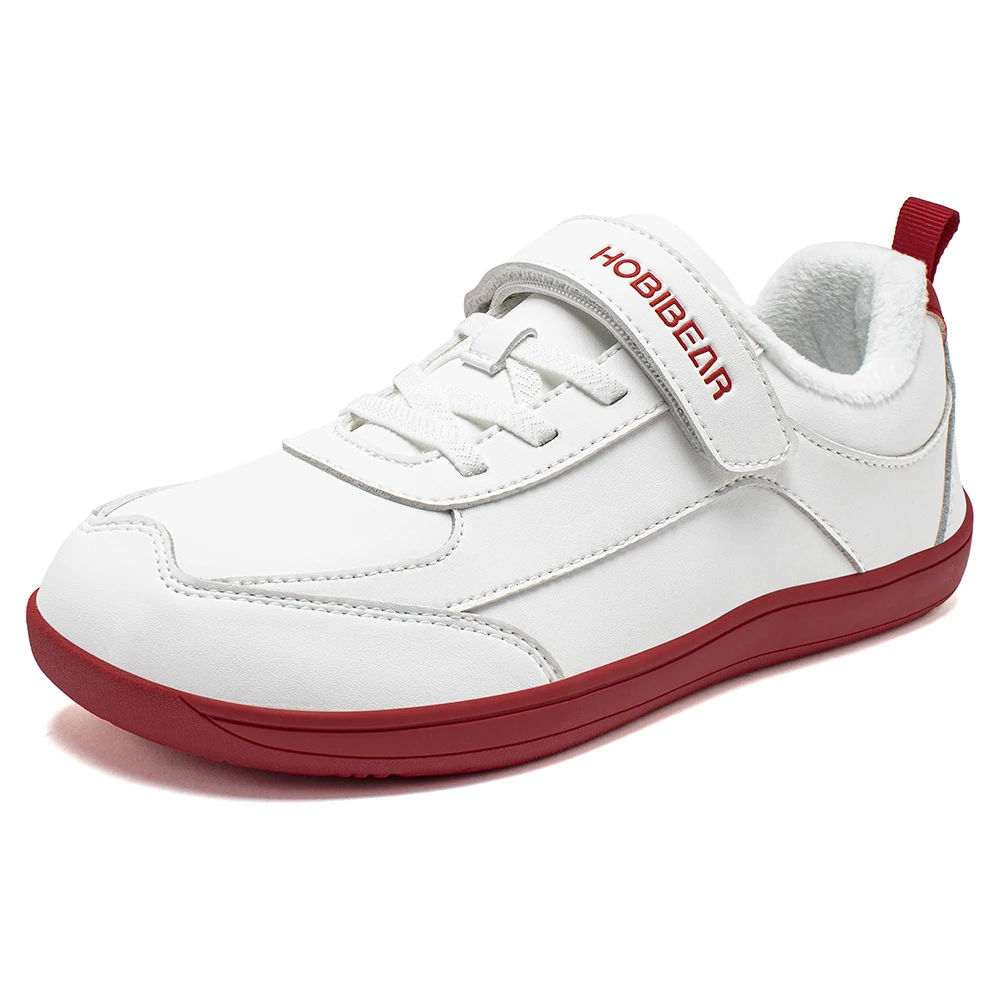 HOBIBEAR Unisex Kids Blotevoeten Schoenen Leer Brede Minimalistische