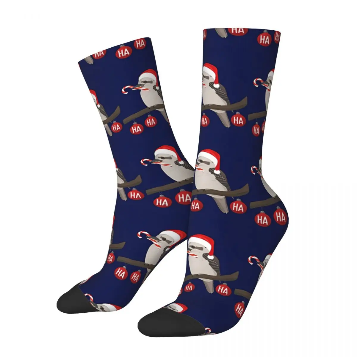 

Laughing Kookaburra Christmas Day Socks Male Mens Women Autumn Stockings Hip Hop