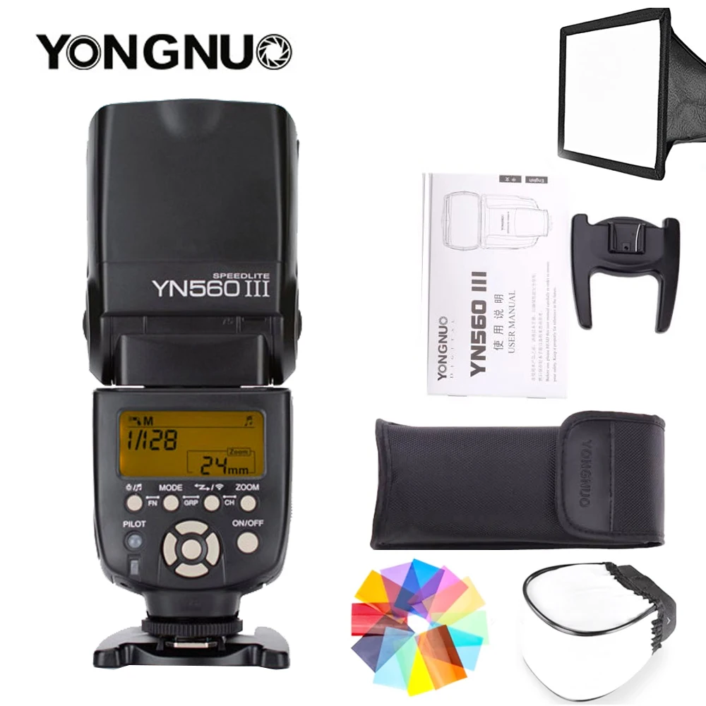 Yongnuo Yn560Iii Yn560-Iii Yn560 Iii Wireless Flash Speedlite Speedlight /Rf-603/Yn560Tx Trigger Per Canon Nikon Olympus Pentax