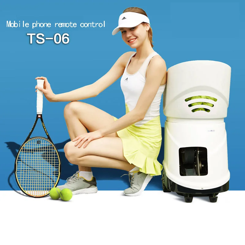 Machine à lancer de balles de Tennis, Portable et automatique, commande à  distance via application Mobile, TS-06 - AliExpress