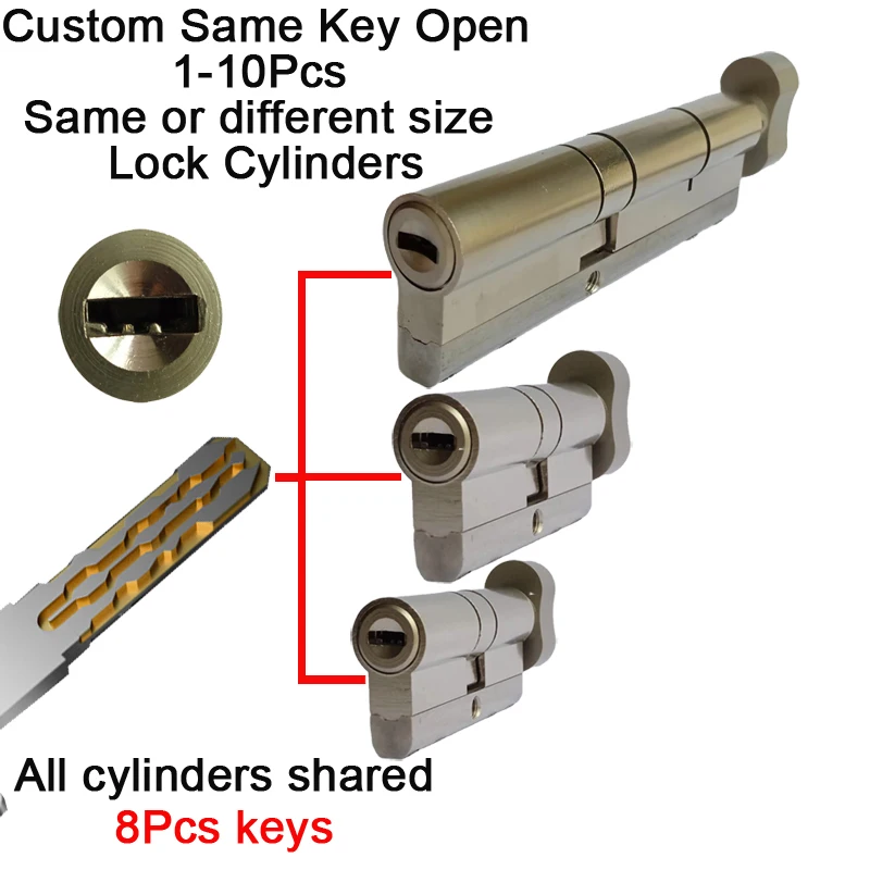Cylinders Lock Keys Door Lock Cylinder Key Side Door Lock Cylinder