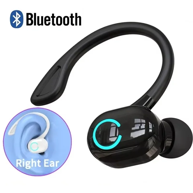 Auricolare Bluetooth senza fili per telefono cellulare, chiamate aziendali, musica, sport, cuffie per chiamate a mani libere