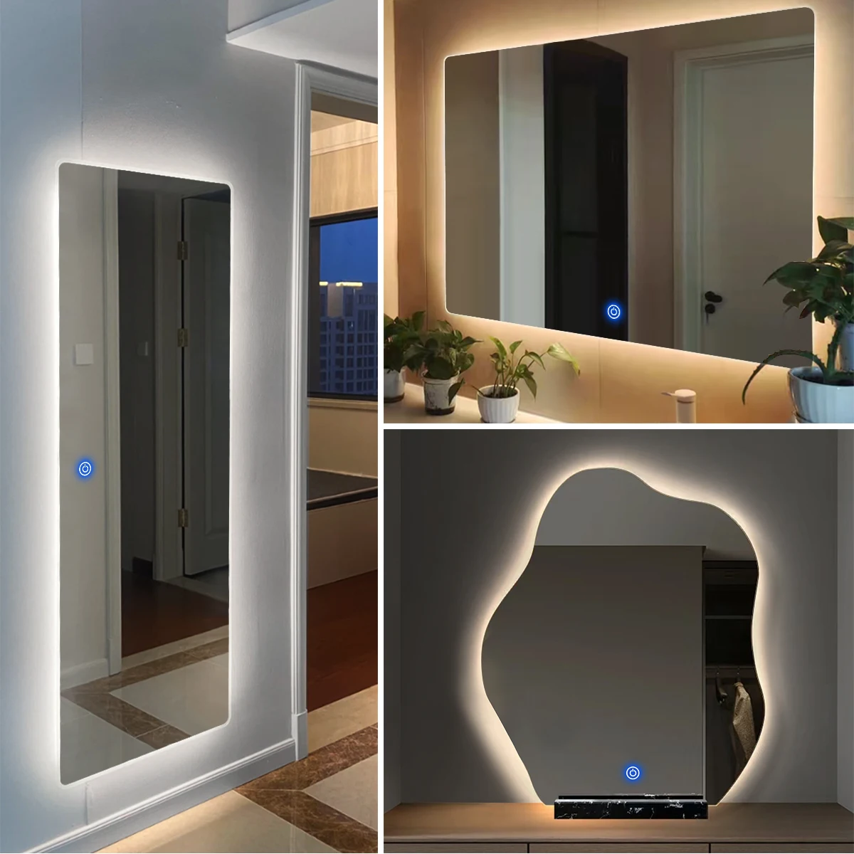 Bathroom lights Makeup Mirror Light USB COB LED 5V Strip luces para espejo Touch Dimmming vanity mirror lights Lamp Lighting
