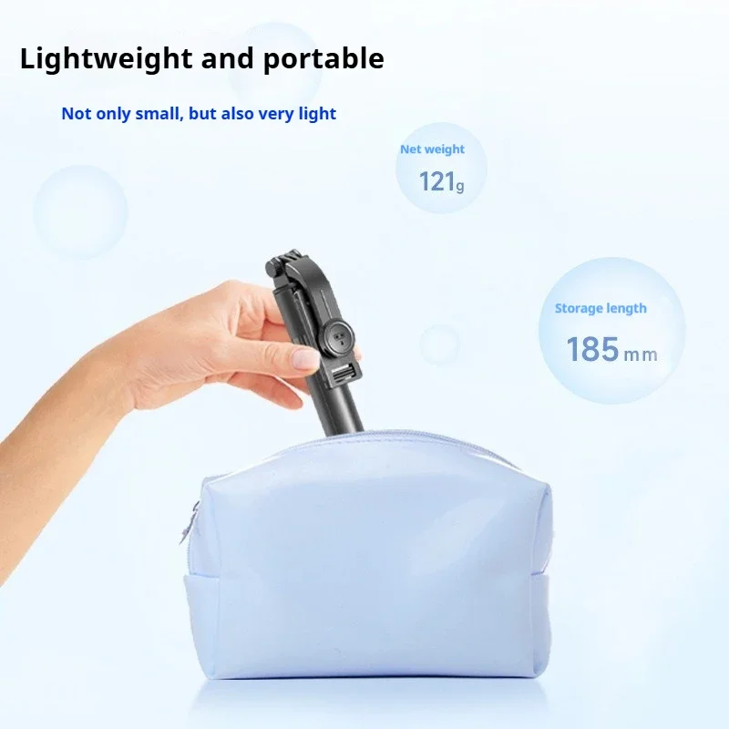 Super Mini Selfie Stick Portable Phone Holder Shooting Aid Versatile Integrated Design Bluetooth Remote For Live Broadcas selfie stick tripod selfie stick sports camera selfie stick cell phone selfie stick smartphone selfie stick
