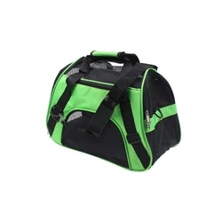 Breathable Mesh Pet Travel Carrier Bag - Portable Handbag - M (Green)
