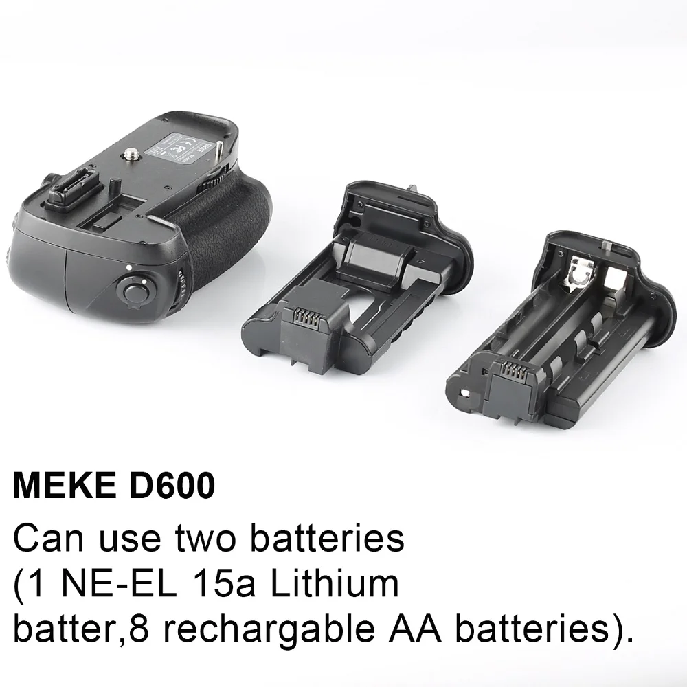 Meike MK-D600 Vertical Battery Grip for Nikon D600 D610 Digital SLR Camera as MB-D14