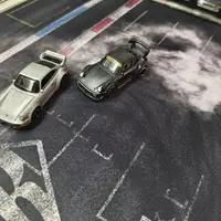 Japanese Style 1/64 Model Car Liberty Walk LB Diorama Parking Lot Table Pad Mat Scene 60x30cm 2