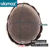 Bleach Knots Lace Front Male Hair Prosthesis Man Wig Human Hair French Lace Toupee Wigs For Men Full Lace Hair System Men's Wig 5