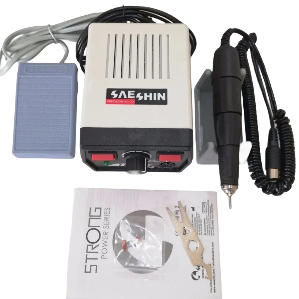 65W Electric Nail Drill STRONG 204 Dental Lab Manicure 102L Polishing Jewelry Handle Plaster Grinding Dental Lab Nail Equipment 3