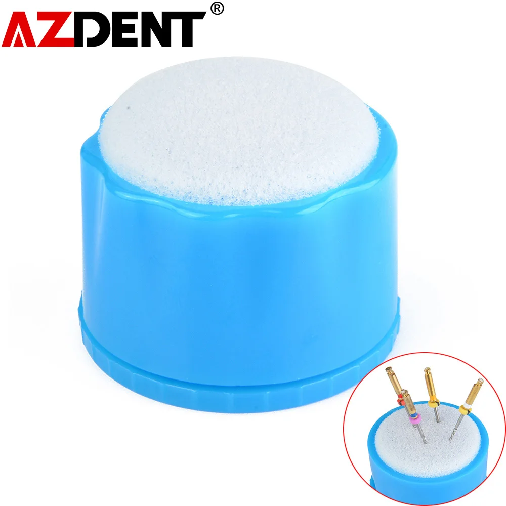 Dental Root Canal File Cleaning Table Sponge Root Canal Holder Dental