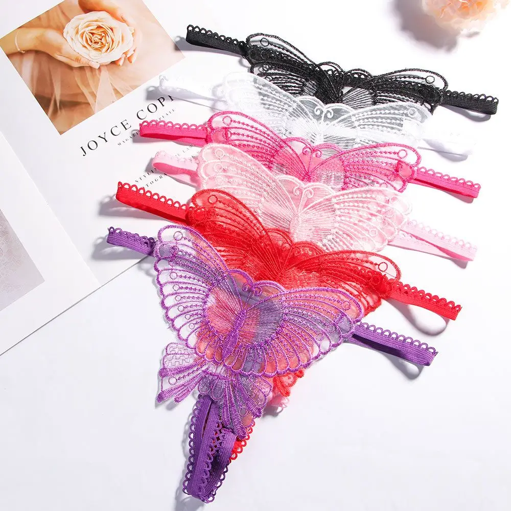 

Fashion Women Sexy Butterfly Hollow Out Thongs G-string V-string Panties Knickers Lingerie Underwear