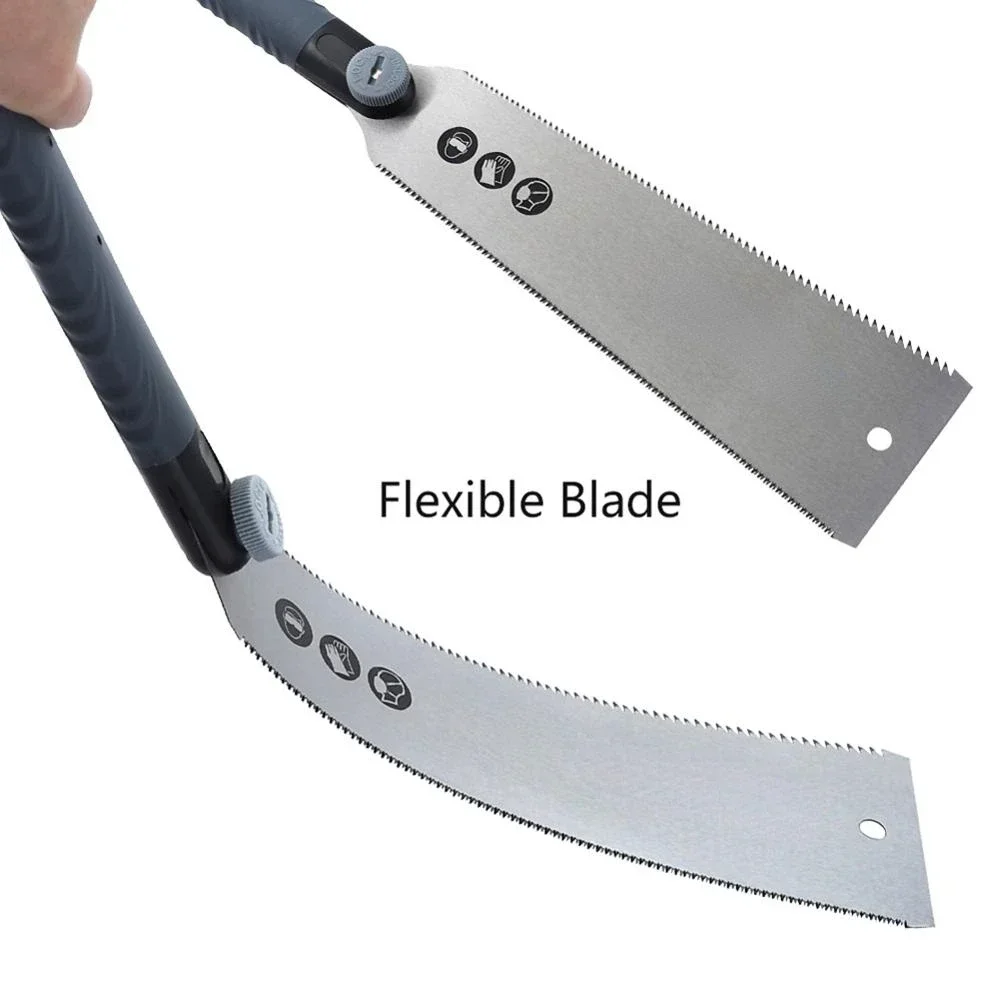 SK5 Steel Flexible Blade 6-10/18 TPI Hand Saw for Woodworking Cutting Double Edged Japanese Pull Saw 250mm
