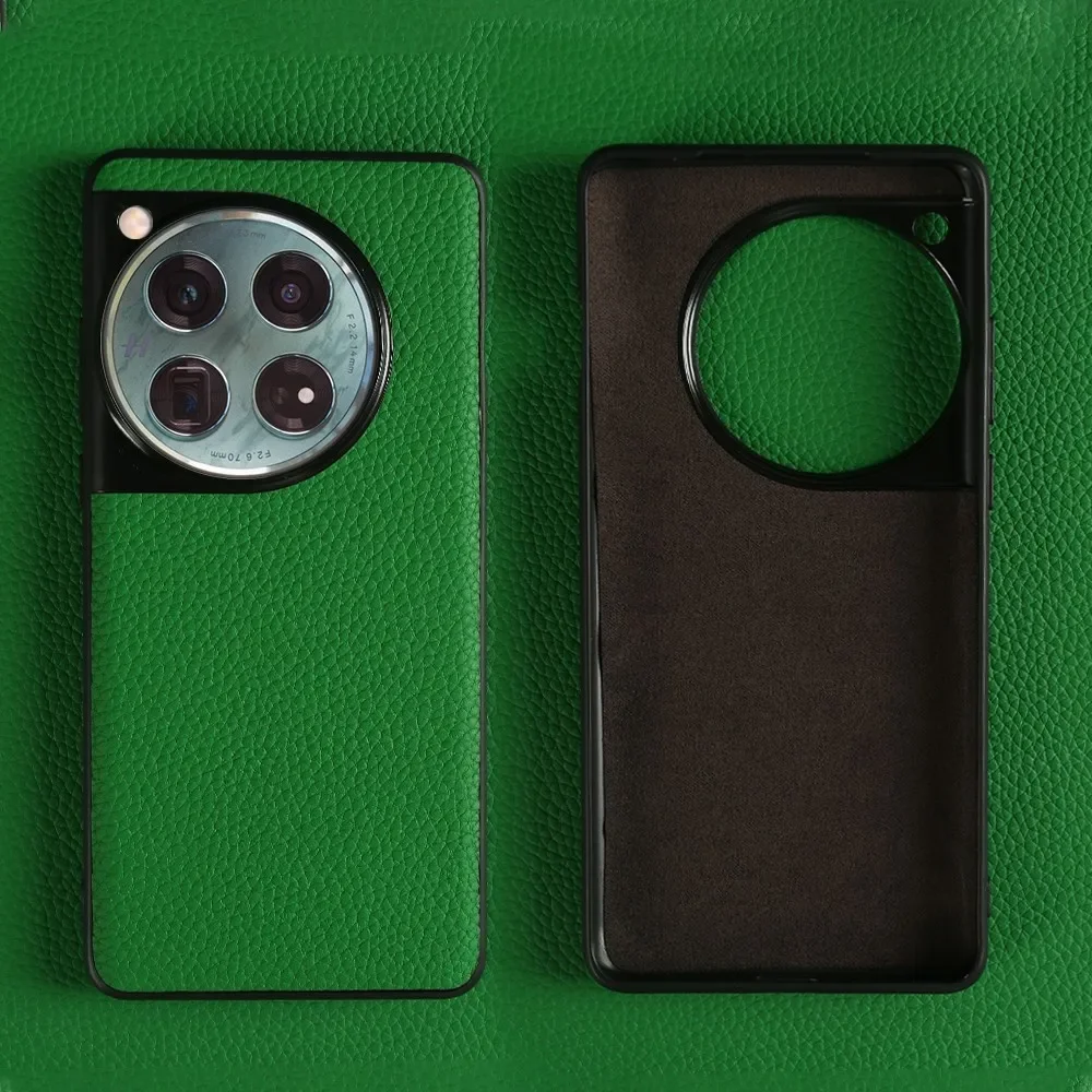 Premium Genuine Leather Handmade Phone Case - Elegant Back Cover