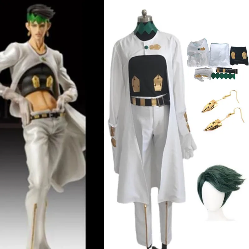 

Anime JoJo's Bizarre Adventure Rohan Kishibe Cosplay Costume Josuke Higashikata Custom Made