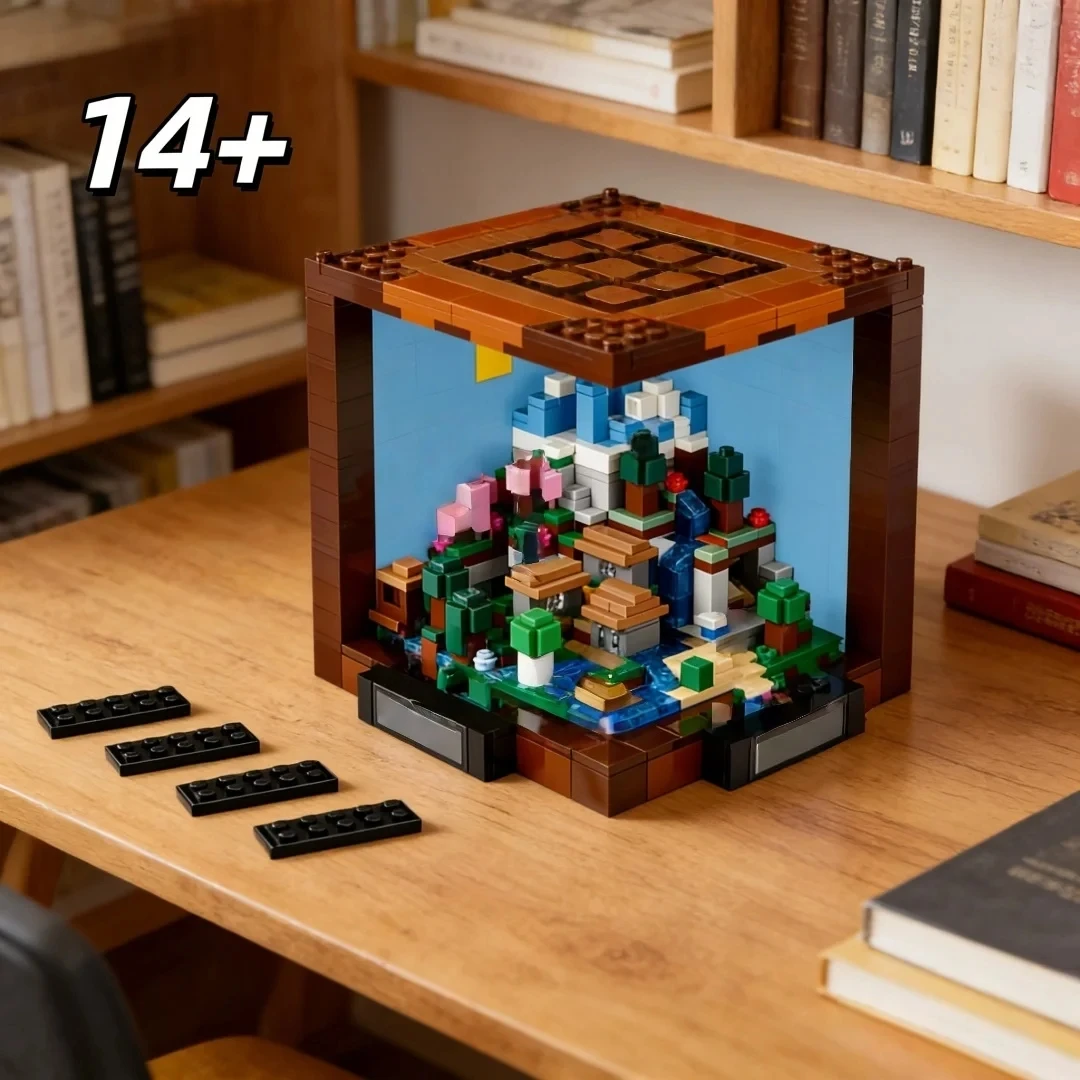 2025 MOC new The Crafting Table work building blocks home decoration toys for adults birthday Christmas gifts 6