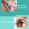Qeelasee 4 boxes of Mixed Length Auto Flowering Rapid Blooming Fan Easy Eyelashes 5