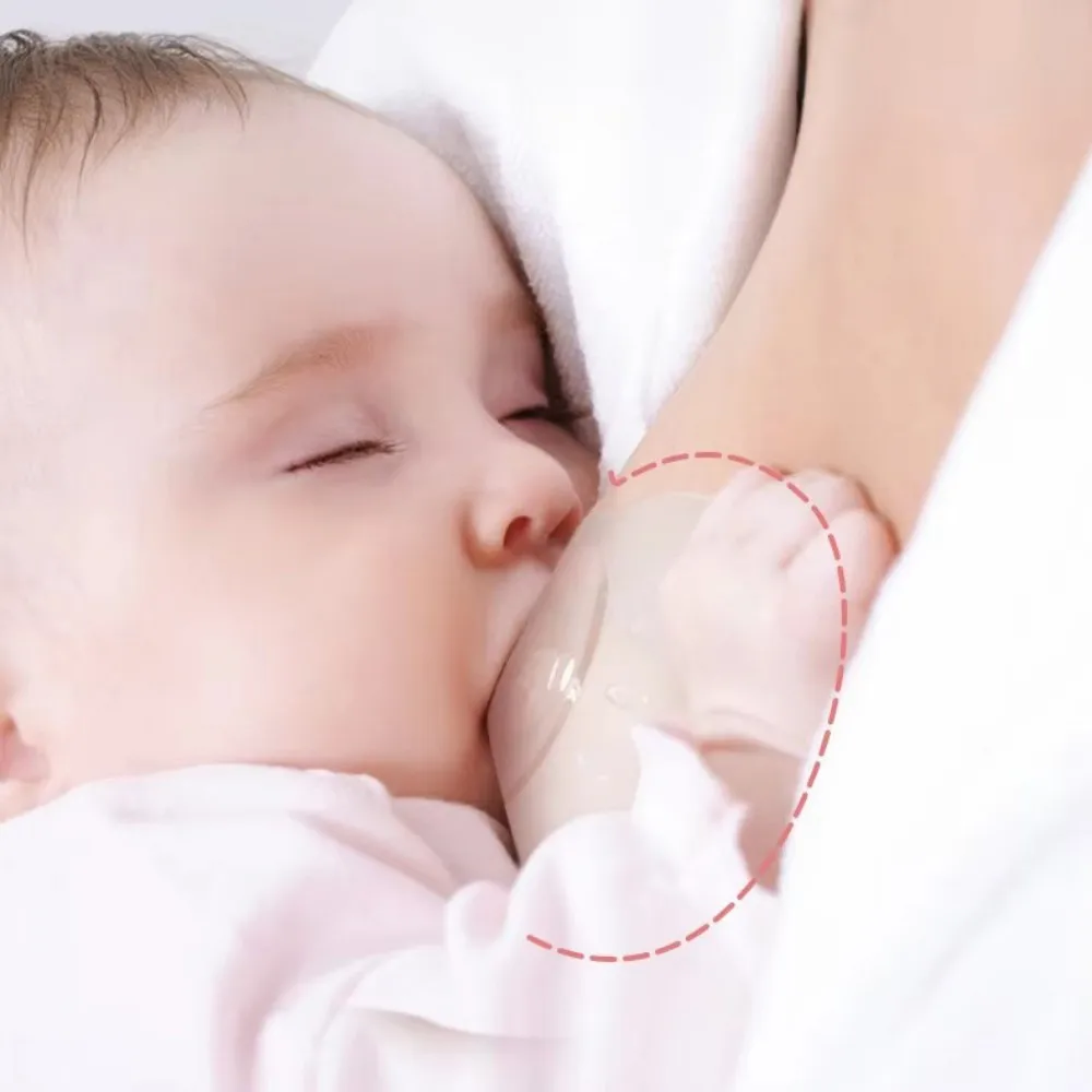 Nipple Shields for Breastfeeding Newborn Contact Nipple Guards for Breast Feeding with Flat Inverted Nipples