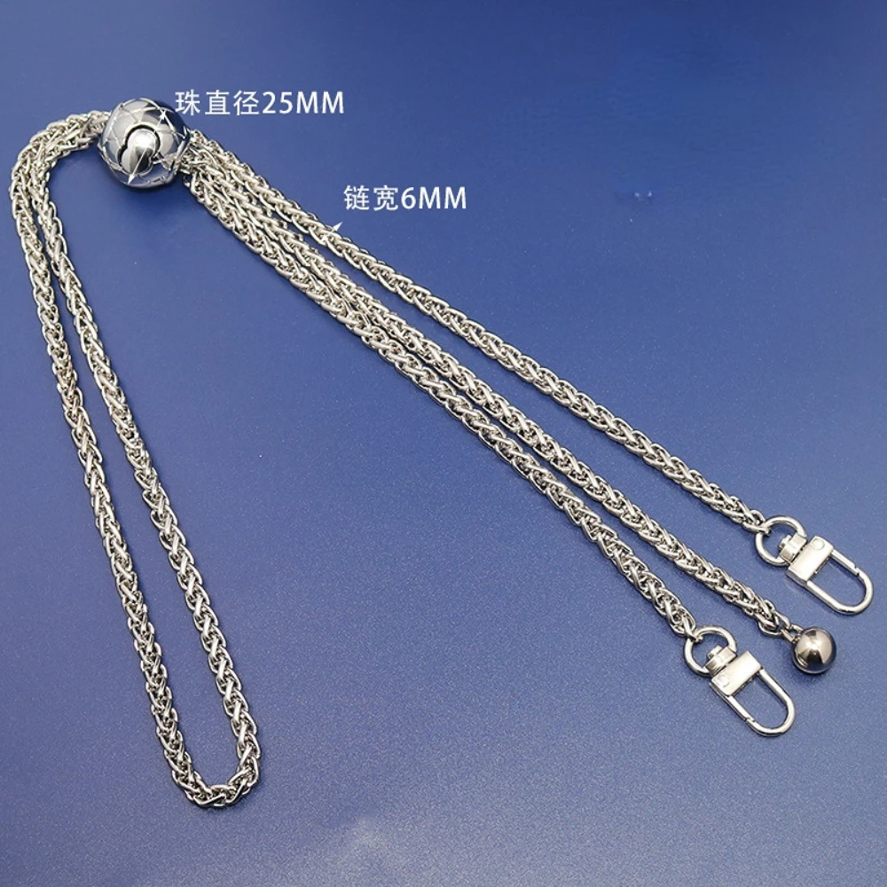 Chain Shoulder Strap Small Bag Shoulder Strap Small Ball Chain Adjustable Metal Bag Chain Accessories Bag Shoulder Strap