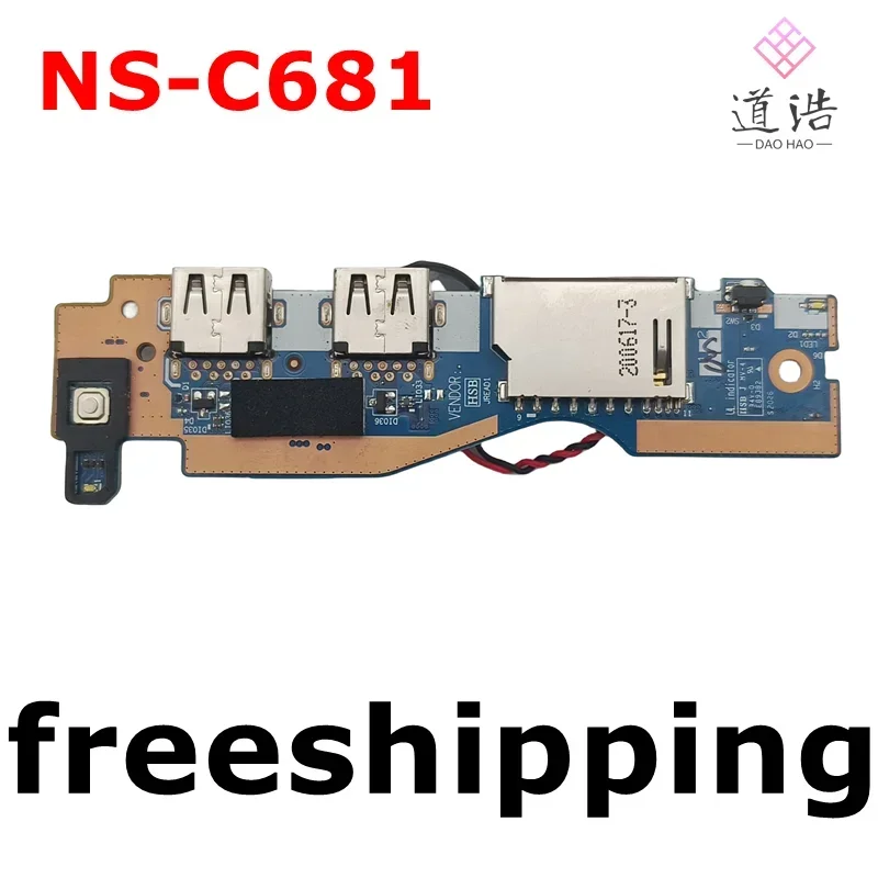 NS-C681 For Lenovo Ideapad 5-15IIL05 Power Botton USB SD board With Cable GS557 NS-C681 100% Tested Fully Work 4 NS-C681 For Lenovo Ideapad 5-15IIL05 Power Botton USB SD board With Cable GS557 NS-C681 100% Tested Fully Work - Image 2
