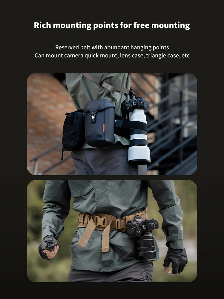 PGYTECH 사진 촬영 벨트 카메라 고정 벨트 DSLR 렌즈 고정 캐논, , 니콘, 후지 DSLR 액세서리에 적합