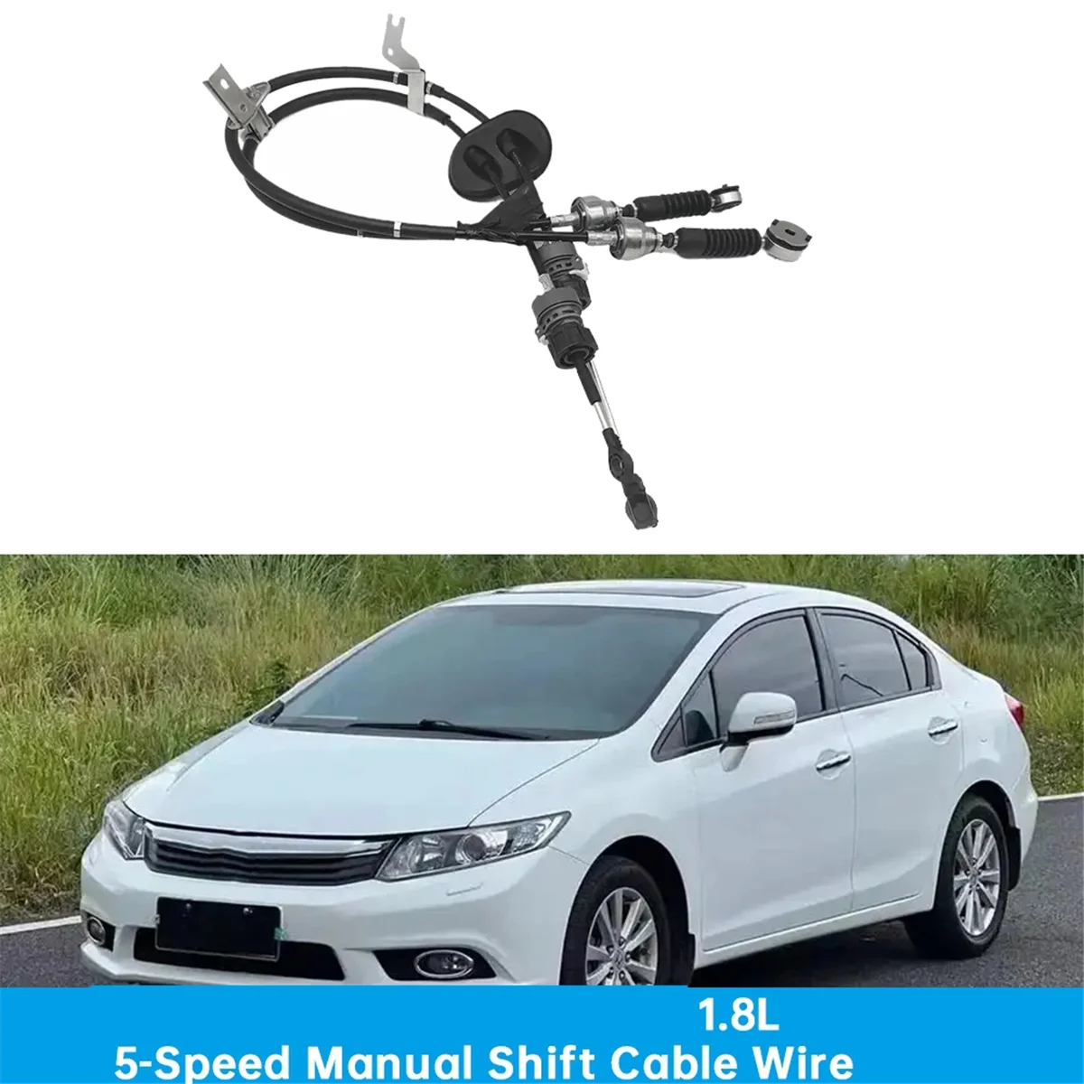 MT Shifter Cables 54310-TR0-A02 for Honda Civic 2012-2015 1.8L, 5