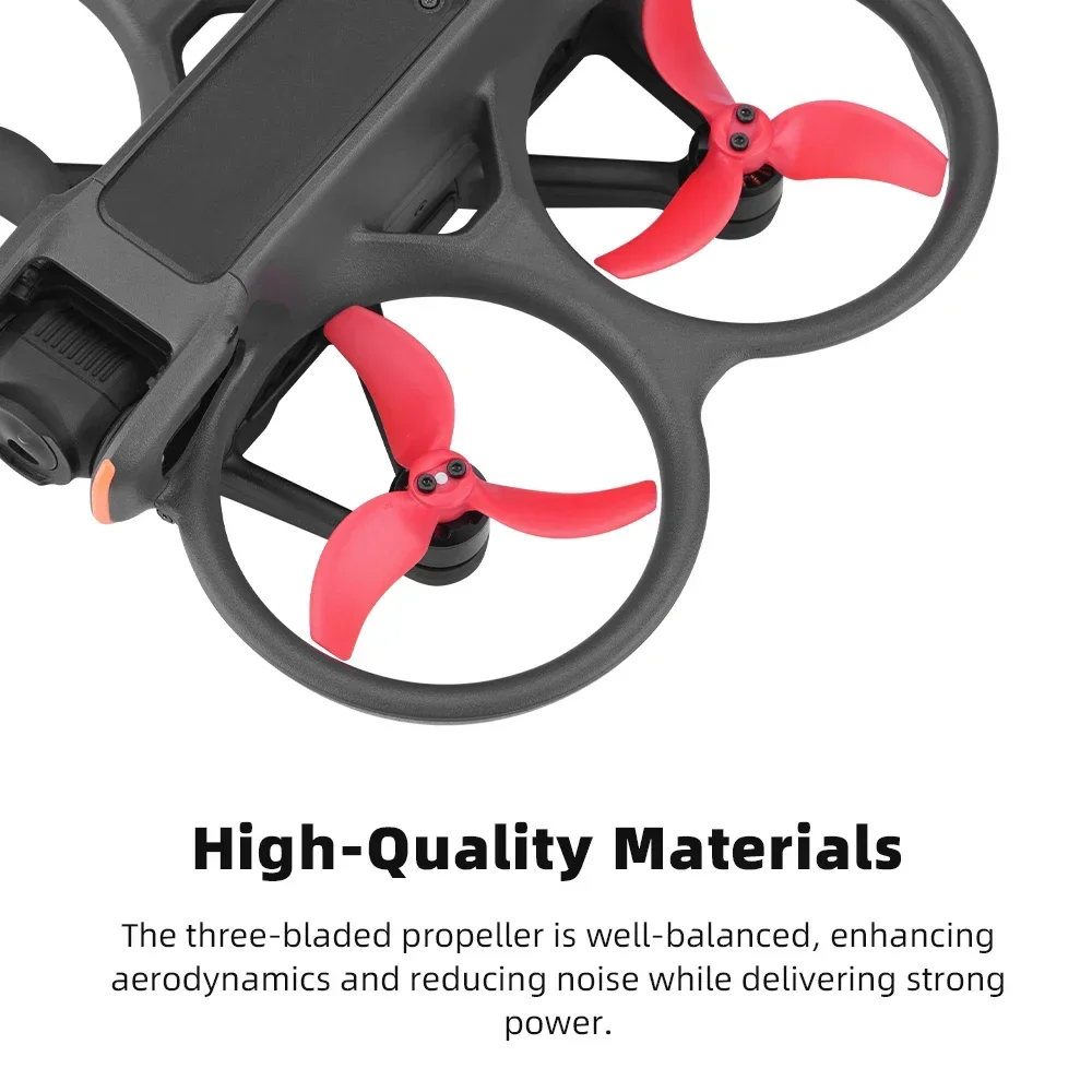 4/8 Pcs Propellers for DJI Avata 2 Drone Props Blade Light Weight Wing Fan Replacement Spare Parts for Avata 2 Accessory drone propeller drone propellers drone propeller blades propeller replacement parts