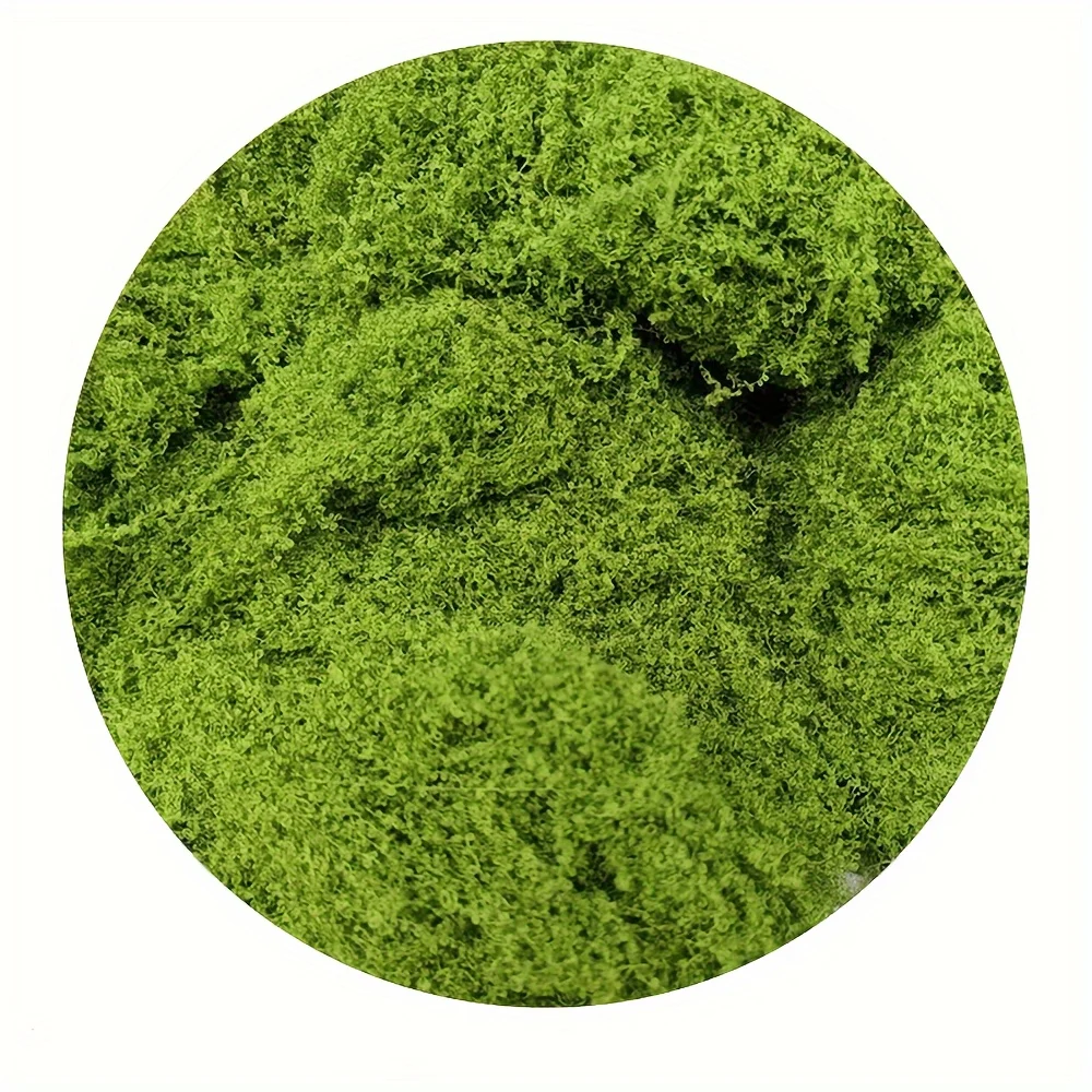 1 חבילת חציר מלאכותי מזויף, 1.05 אונקיות DIY סימולציה של חציר דשא מיקרו לנוף תכנון לצמחים משולבים, אמנות ויצירה, טרארי