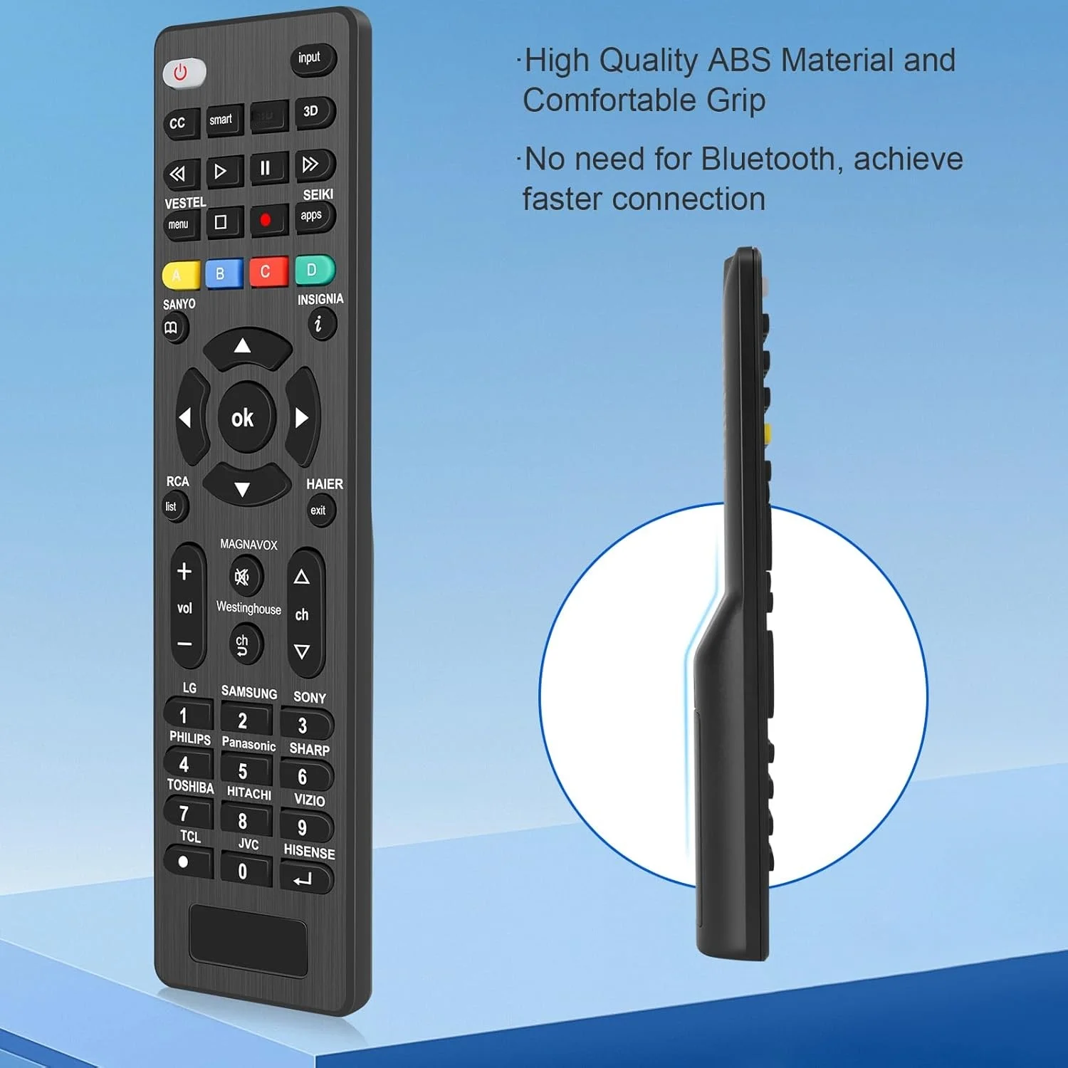LG 및 다양한 브랜드를 위한 Universal G006 TV 원격 교체 제어