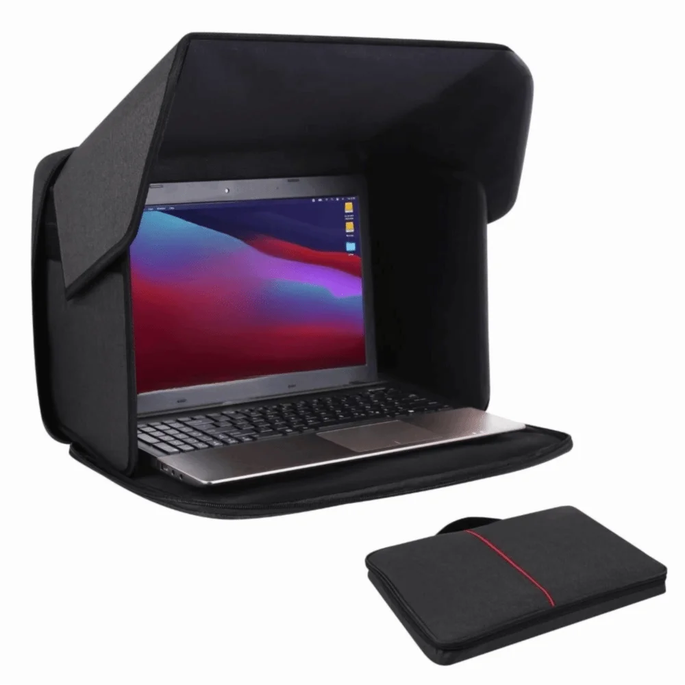 New Foldable Laptop Sun Shade 12-16inch Portable Laptop Sun Glare ...