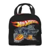 Custom Sport Car Hot Wheels Acceleracers Insulated Lunch Bag for Women Waterproof Cartoon Car Thermal Cooler Lunch Tote School 3