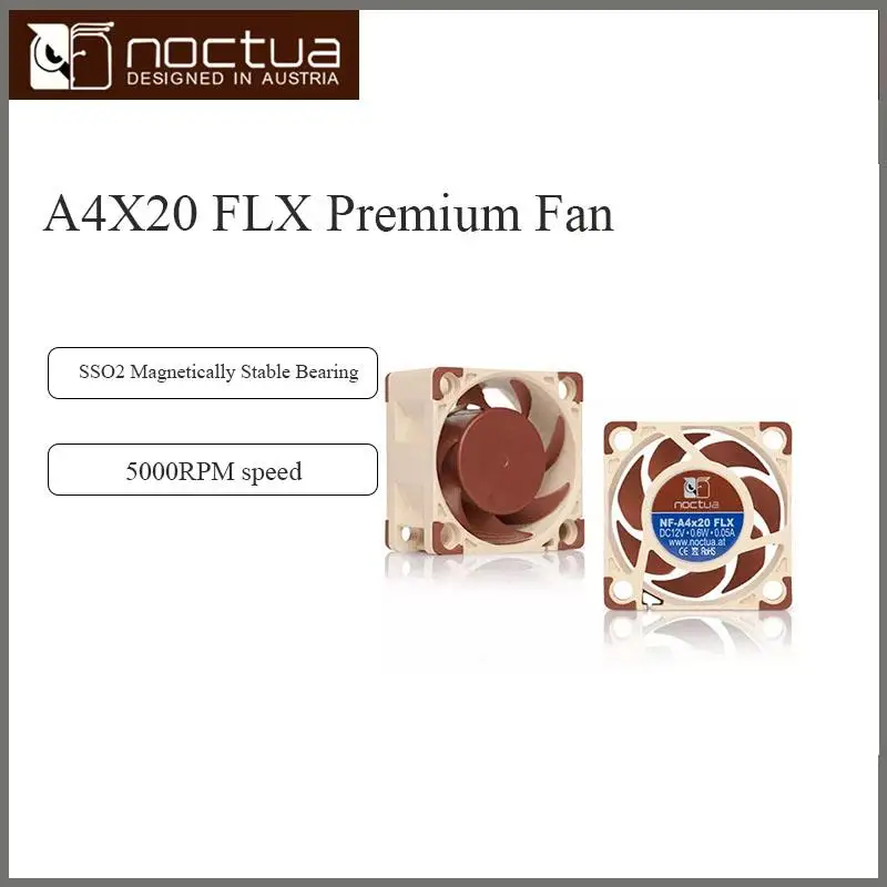 Noctua NF A4x20 PWM 40mm 40X40X20mm 5000 RPM 14.9 dB(A) PC Cooling Fan Cooler Fan Radiator fan Computer Cases-Towers