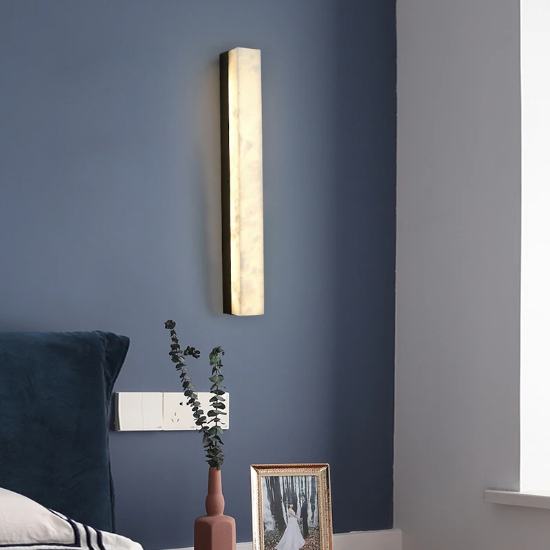 LED Wall Lamp Wall Light Artpad Natural Marble Wall Lamp for Living Room Hallway Stairs