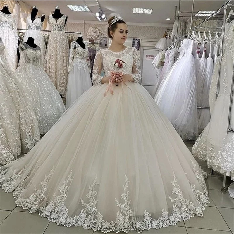 

Блестящее бальное платье ANGELSBRIDEP, свадебные платья с бисером и кристаллами, свадебные платья со шлейфом, платья для невесты