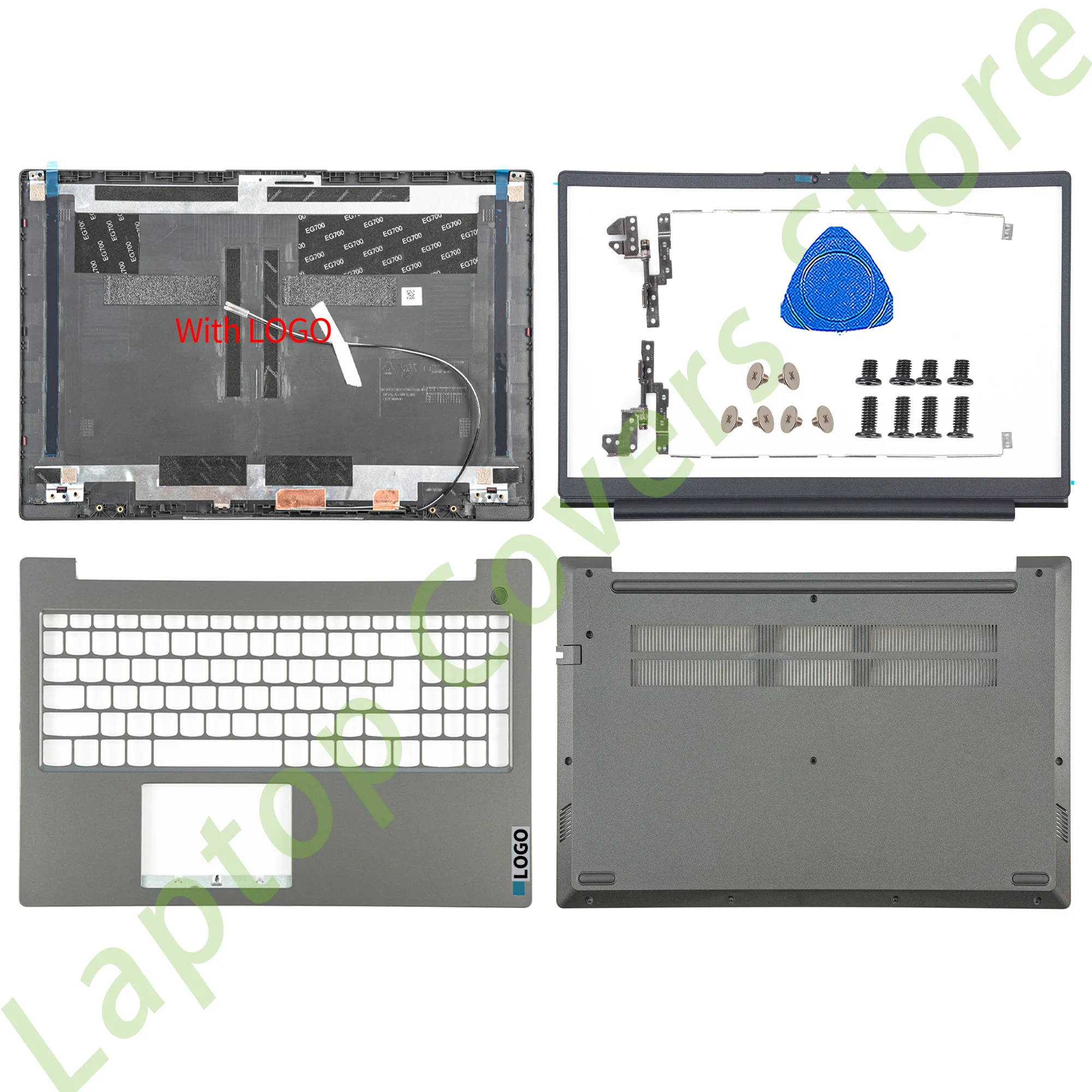 Parti Del Computer Portatile Per Lenovo Ideapad V15 G3 Aba V15-G3 Iap Lcd Cover Posteriore Lunetta Poggiapolsi Inferiore Cerniere Touchpad Sostituire 
