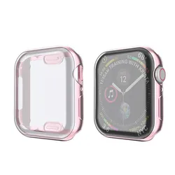Universal Screen Protector & Bumper Cover for Smartwatch Faces - Durable, Clear Protection Design (Rose Pink)