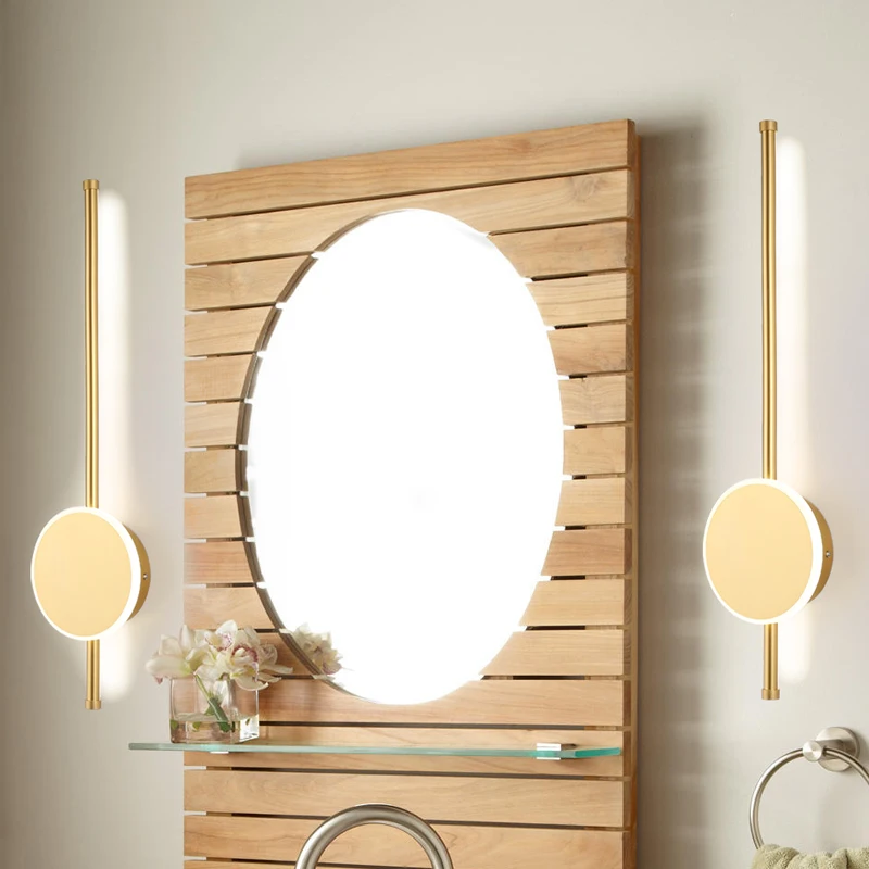 

Minimalist Long Wall Lamp Bedroom Bedside Lamp Modern Simple Creative Living Room Grille TV Background Wall Linear Lamps