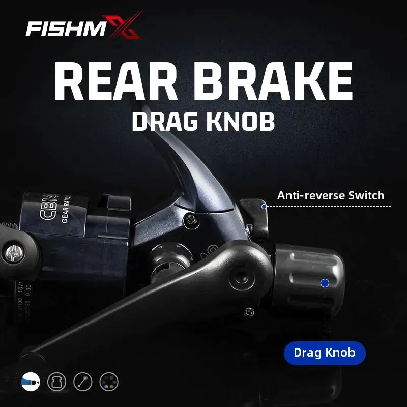 Spinning Fishing Reels FishMX CB140-640
