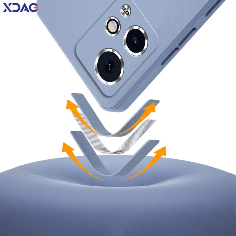 Square Liquid Silicone Soft Phone Case – Enhanced Grip and Protection