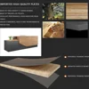 Modern Reception Desk with Counter Lockable Wooden Retail Checkout Counter, Office Receptionist Desk with Drawers Ideal 6