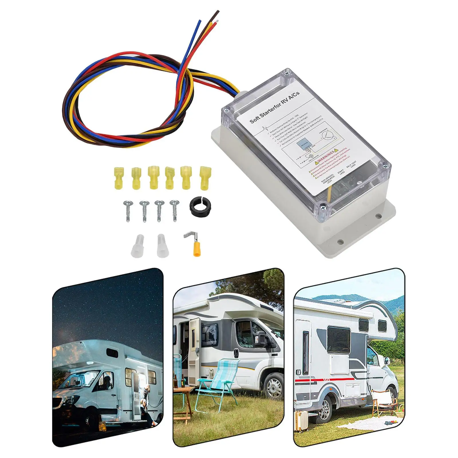 Generic Air Conditioner Soft Start Kit Easy to Install Motorhome RV RV AC