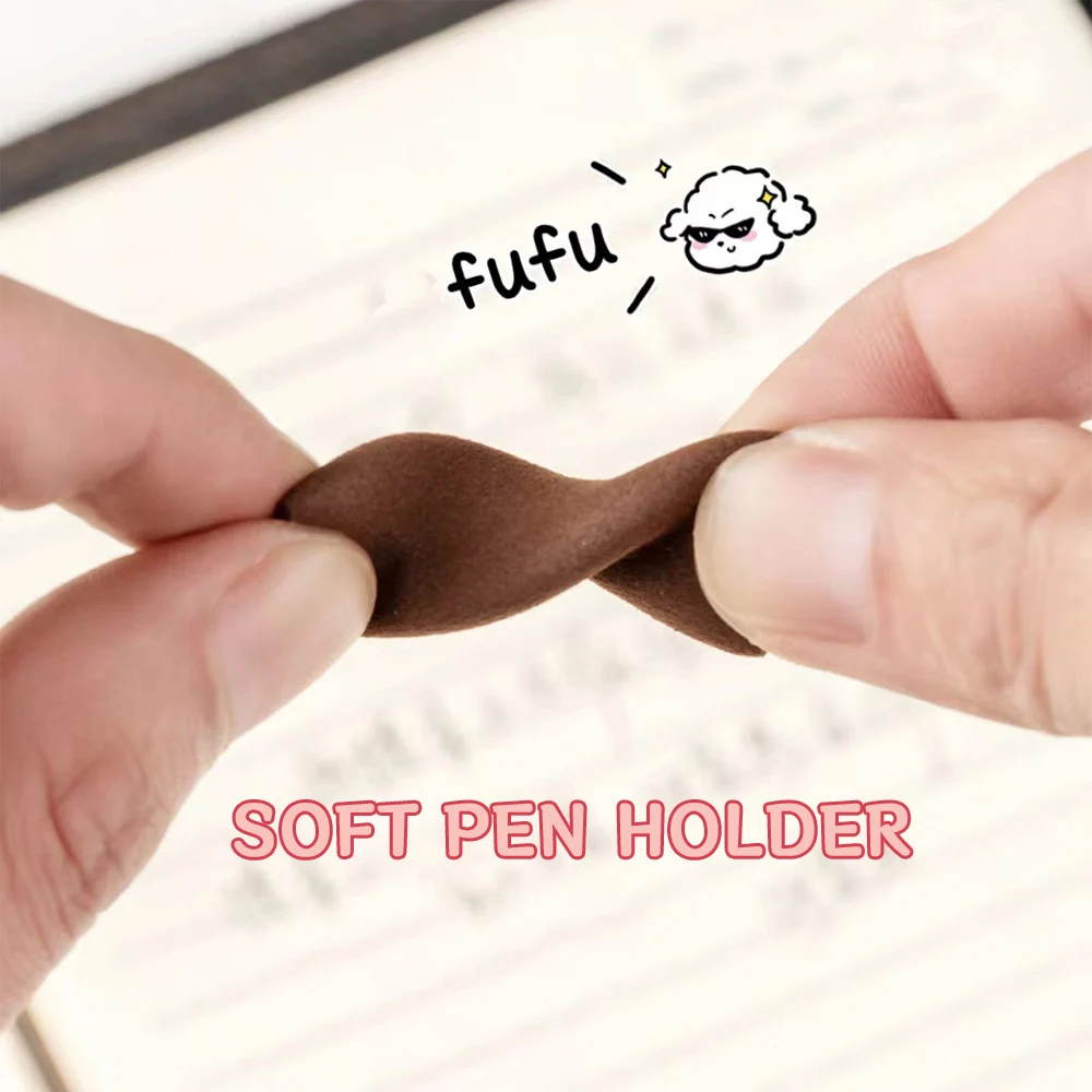 4 Pcs/Set Coffee Soft Bread Gel Pen 0.5mm Black Color Gel Ink Pens For Writing Office School Stationery Supplies