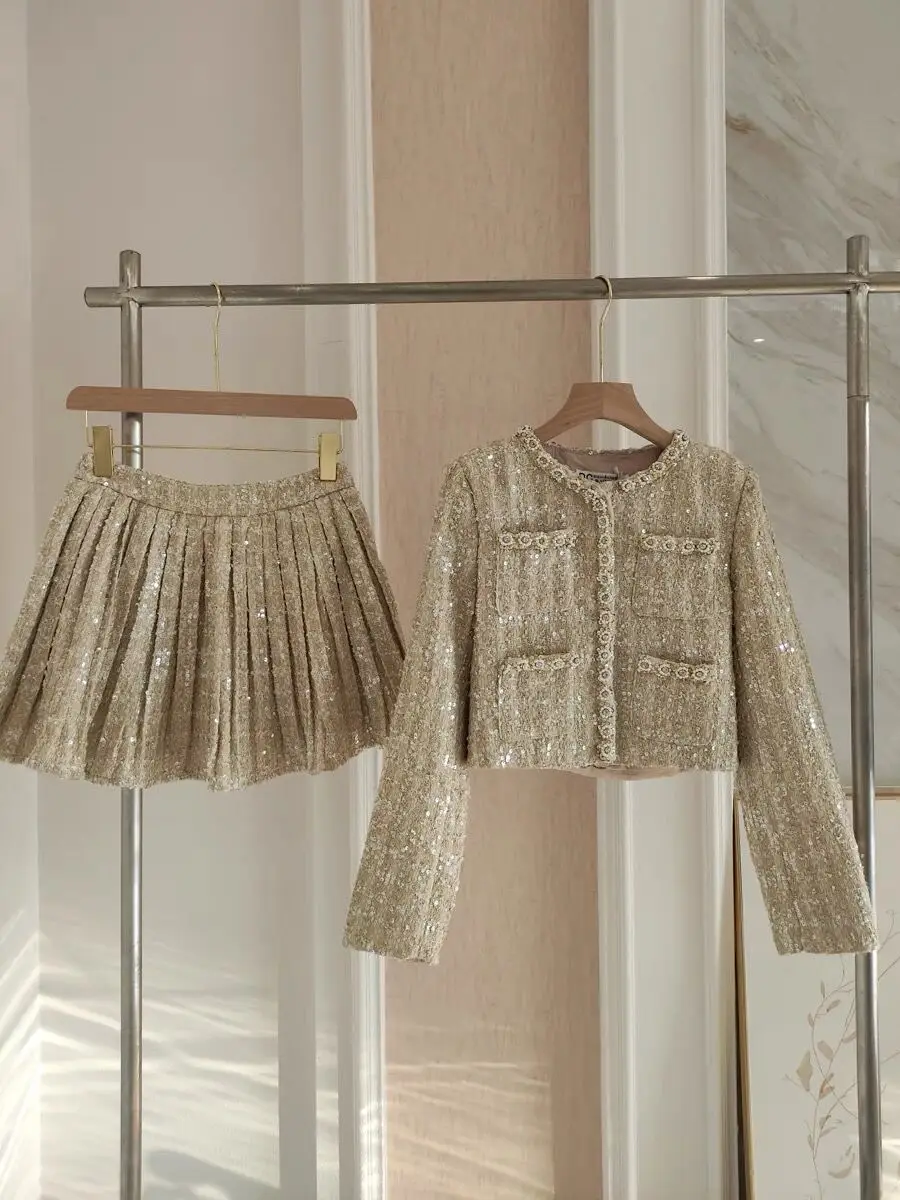 Two Piece Set For Women 2025 autumn Winter conjuntos femininos