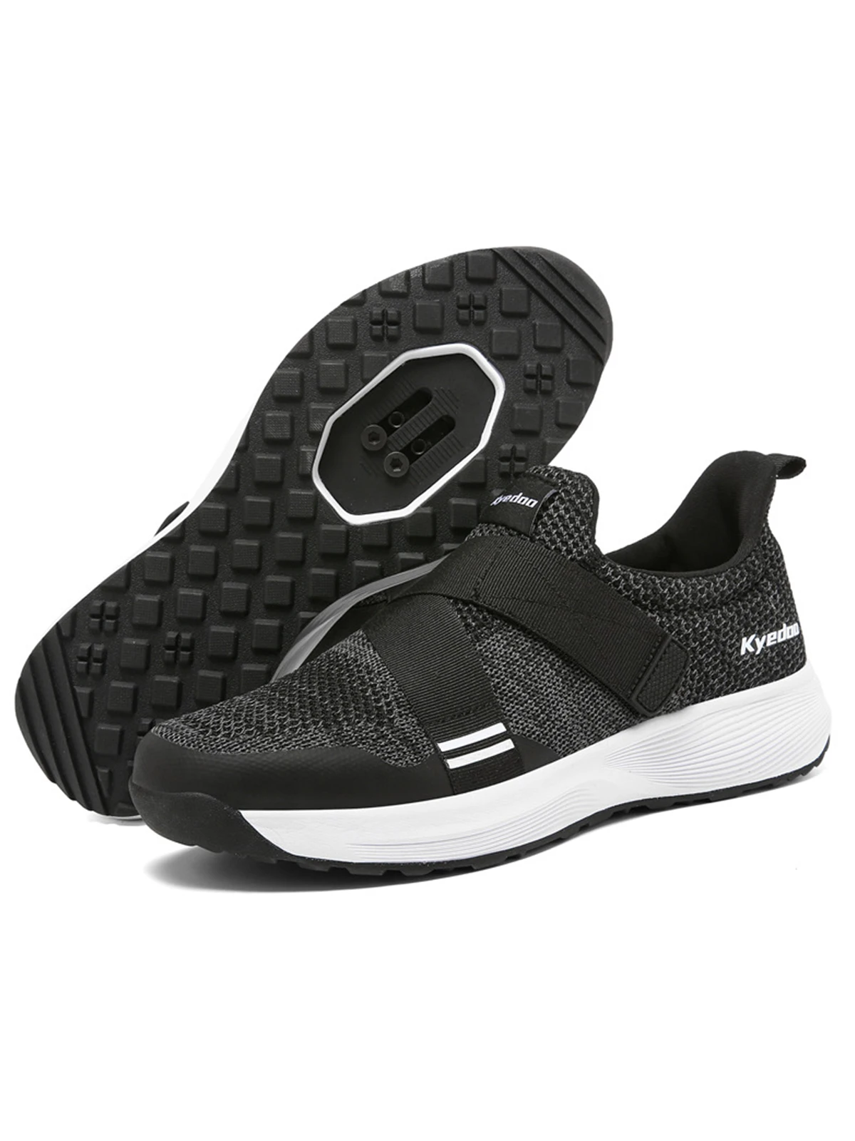 Men's Flat Pedal MTB Cycling Shoes - Versatile Mountain and Indoor Bicycle Footwear