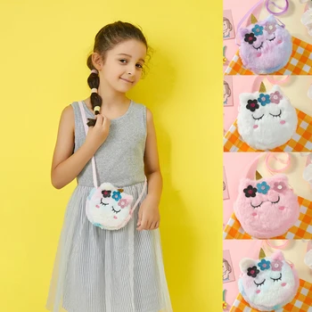 Plush Unicorn Cross-Body Bag 1