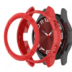 Durable TPU Protective Case for Samsung Galaxy Watch 6 Classic - Enhanced Protection & Stylish Design (Red)
