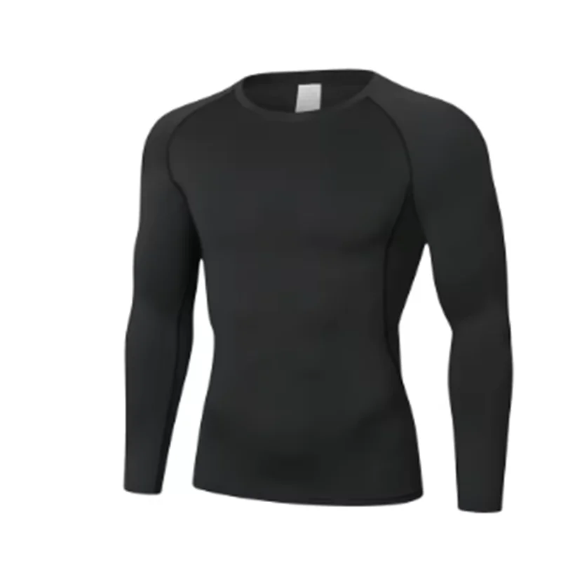 Men' T-shirt Men Running Sport T Shirt Compression Fitness Tops Tee Quick...