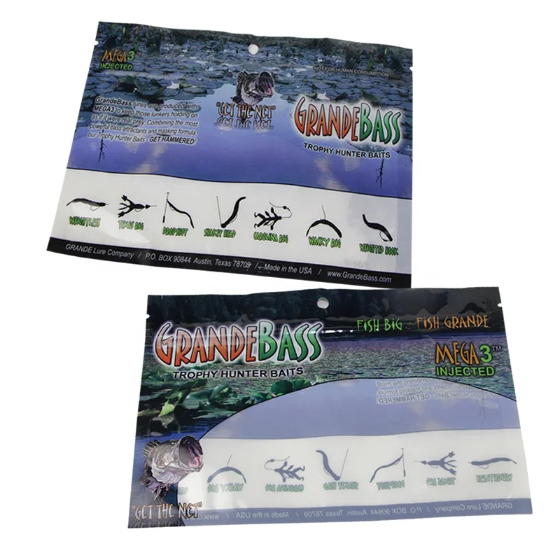 맞춤형 인쇄 적층 소형 봉지 낚시 후크 지깅 루어 가방, 지퍼 잠금 낚시 지그 포장, 2025