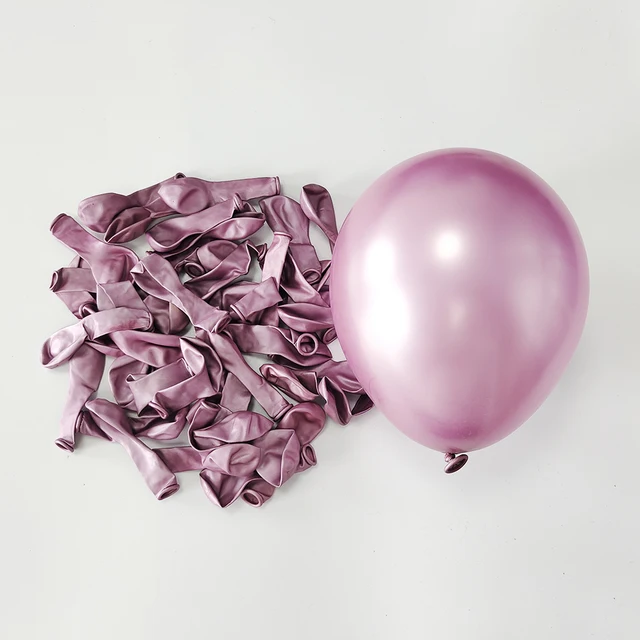 10 pouces 10/30/50 pièces ballon en Latex or argent noir rose Xmax ballon mariage joyeux anniversaire métallique Chrome ballon décoration 5